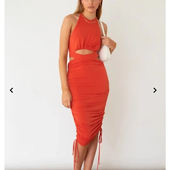 knee length dresses for ladies Elaine Midi Dress Plum  fashiondeclare